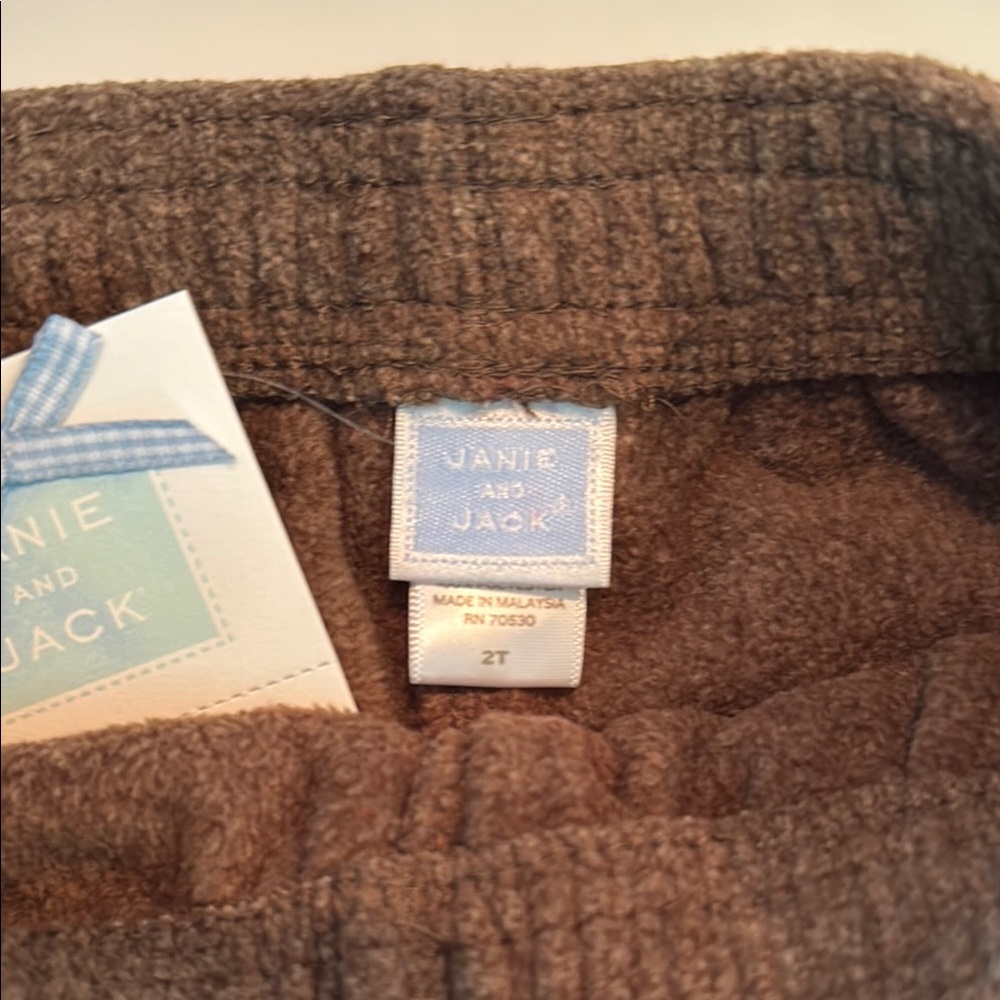 Janie and Jack fleece 2 piece outfit - Picture 8 of 11